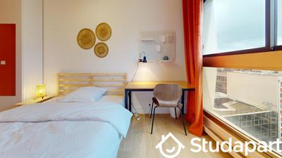 Chambre - 9 m² - 1 pièce