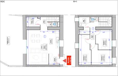 Duplex - 82 m² - 4 pièces