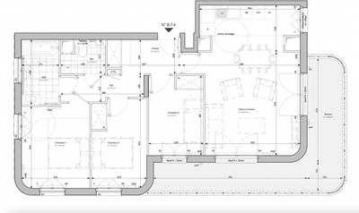 Appartement - 79 m² - 4 pièces