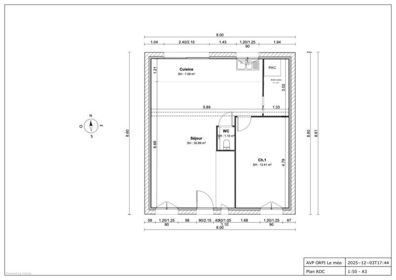 Terrain constructible - 450 m²