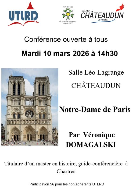Conférence - Notre Dame de Paris