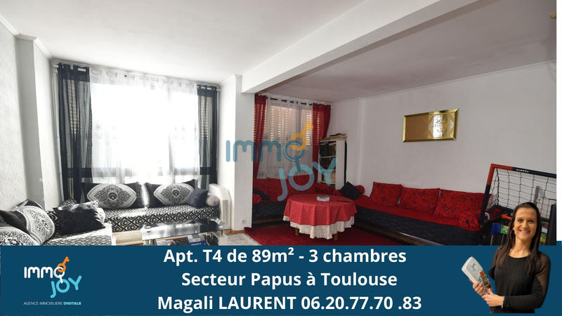 Appartement - 89 m² - 4 pièces