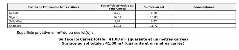 Appartement - 41 m² - 3 pièces