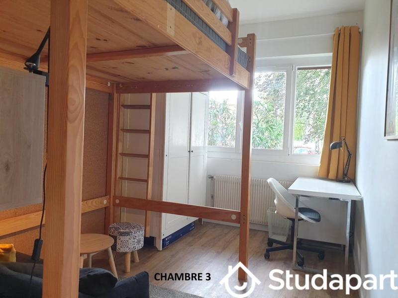 Chambre - 9 m² - 1 pièce