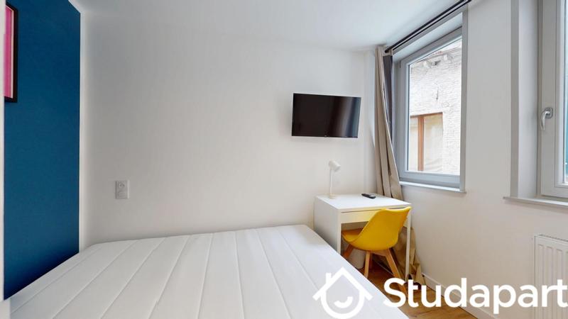 Chambre - 11 m² - 1 pièce