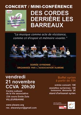 &quot;Des cordes derrière les barreaux&quot; Quinzaine des Solidarités internationales