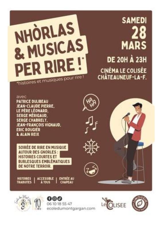 Nhôrlas &amp; musicas per rire "Histoires &amp; musiques pour rire"