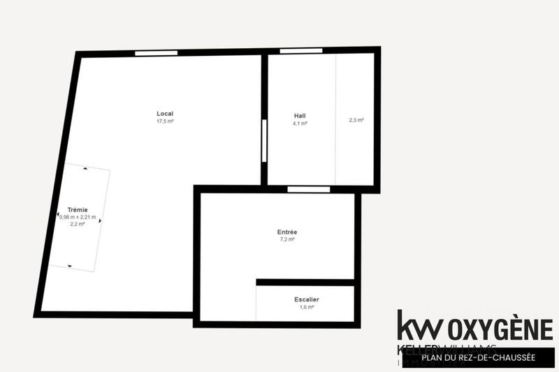 Bureau - 120 m² - 4 pièces