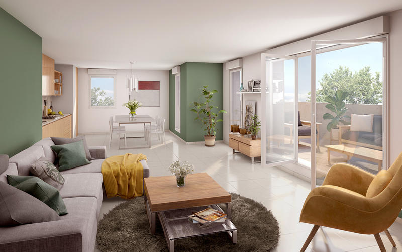 Appartement - 68 m² - 3 pièces