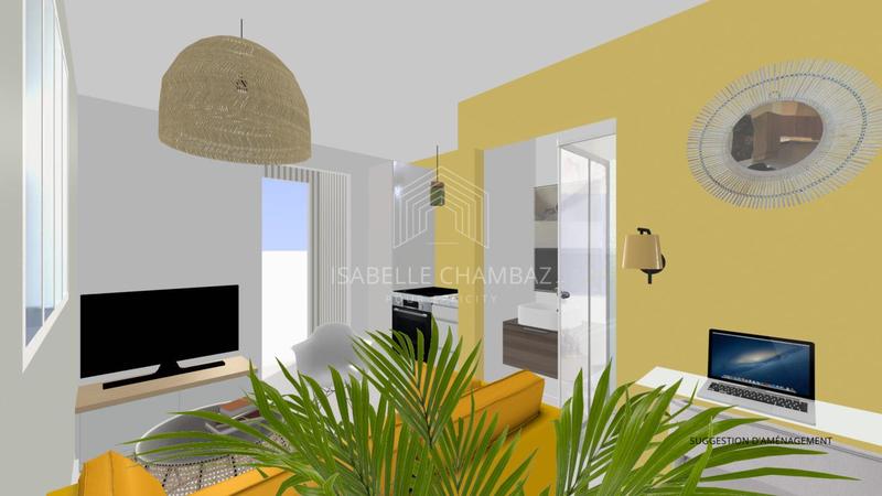 Appartement - 18 m² - 2 pièces