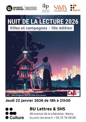 Nuit de la Lecture 2026 - Bibliothèque Universitaire