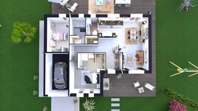 Maison - 89 m² - 3 pièces