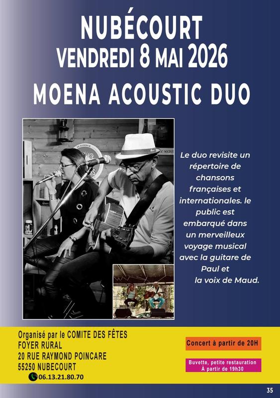 Concert : Moena Acoustic Duo