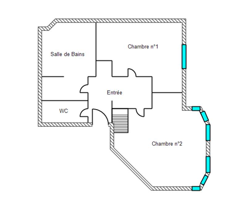 Duplex - 85 m² - 3 pièces