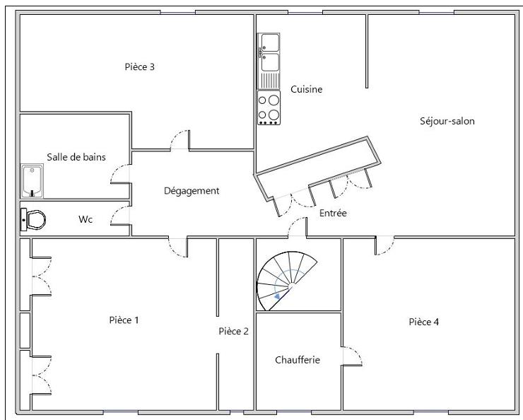 Appartement - 142 m² - 4 pièces