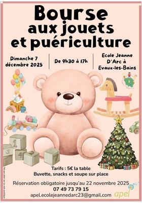 Bourse aux jouets - puériculture