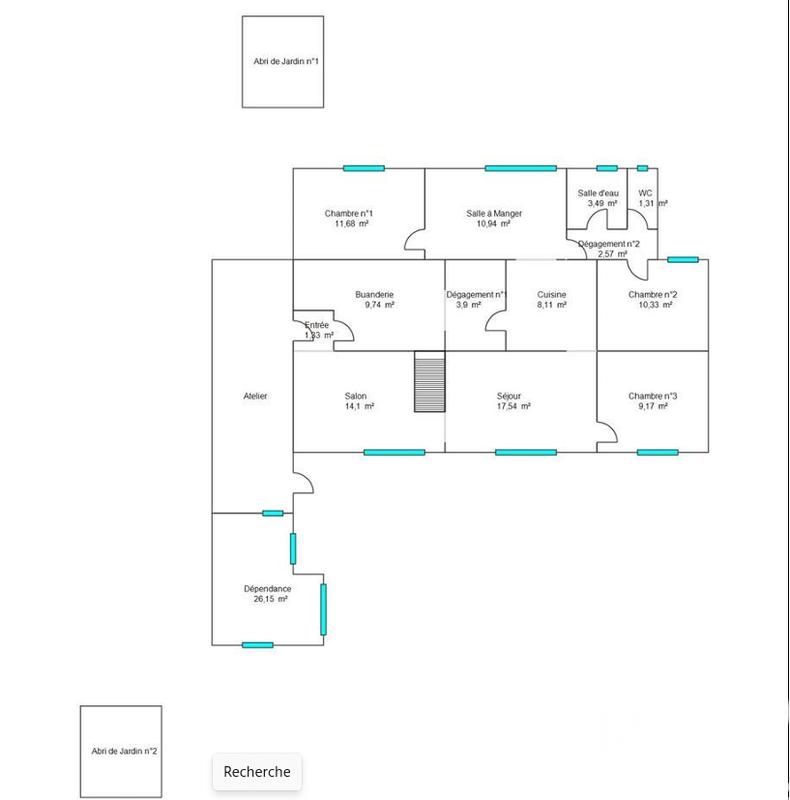 Maison de campagne - 110 m² - 5 pièces