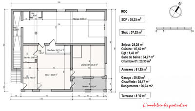 Maison - 158 m² - 6 pièces