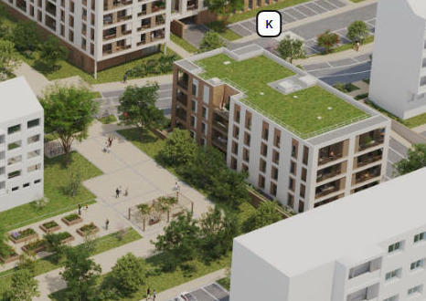 Appartement - 61 m² - 3 pièces