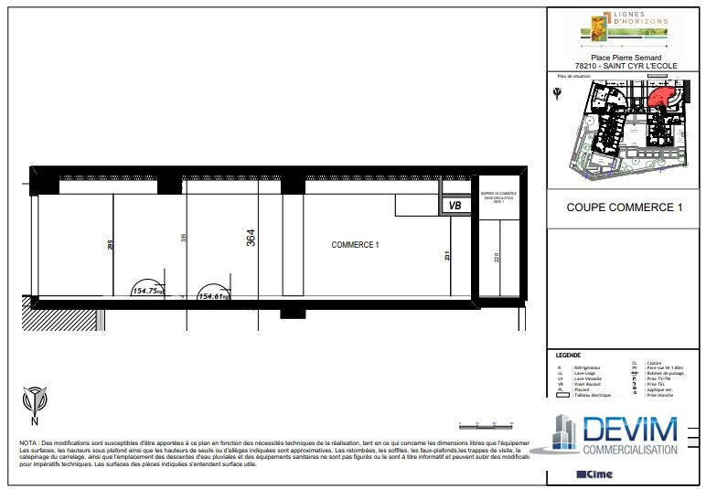 Local commercial - 204 m²
