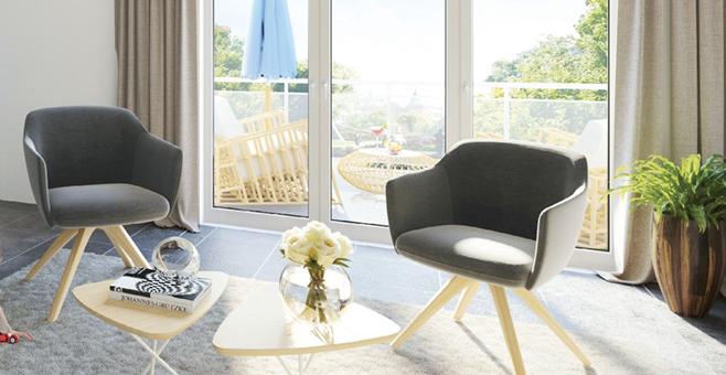 Appartement - 46 m² - 2 pièces