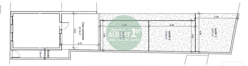 Appartement - 30 m² - 2 pièces