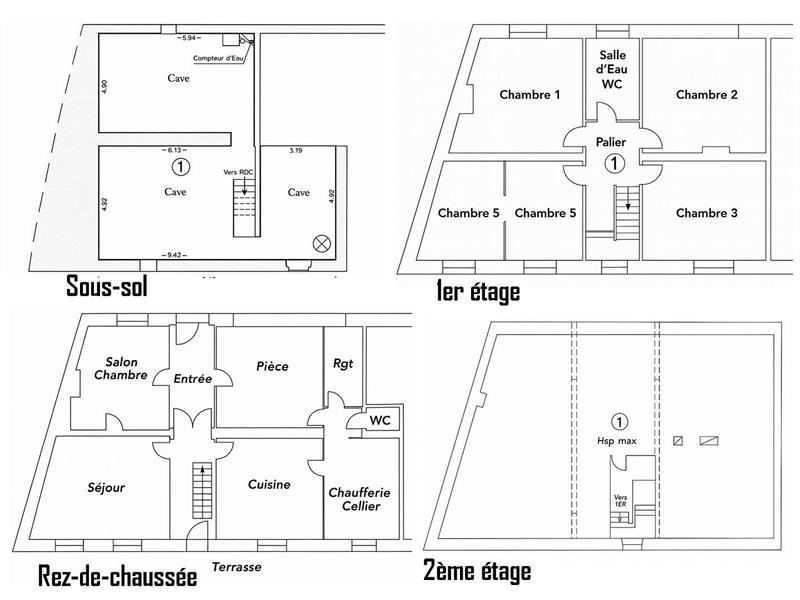 Immeuble - 369 m² - 20 pièces