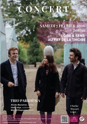 Le Trio Parrhèsia est de retour en Anjou le 7 février 2026