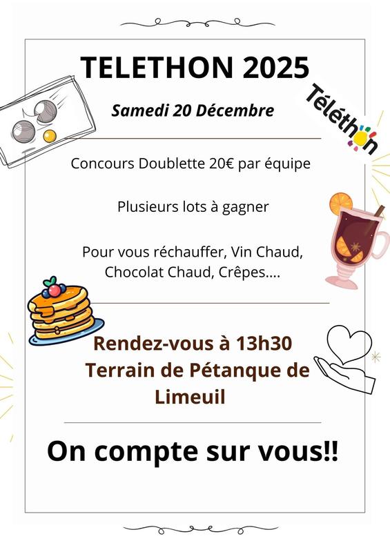 Concours de pétanque en doublette