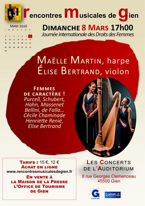 Concert Rmg :Elise Bertrand &amp; Maëlle Martin
