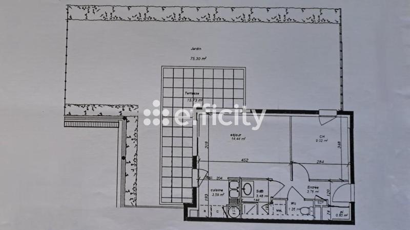 Appartement - 36 m² - 2 pièces