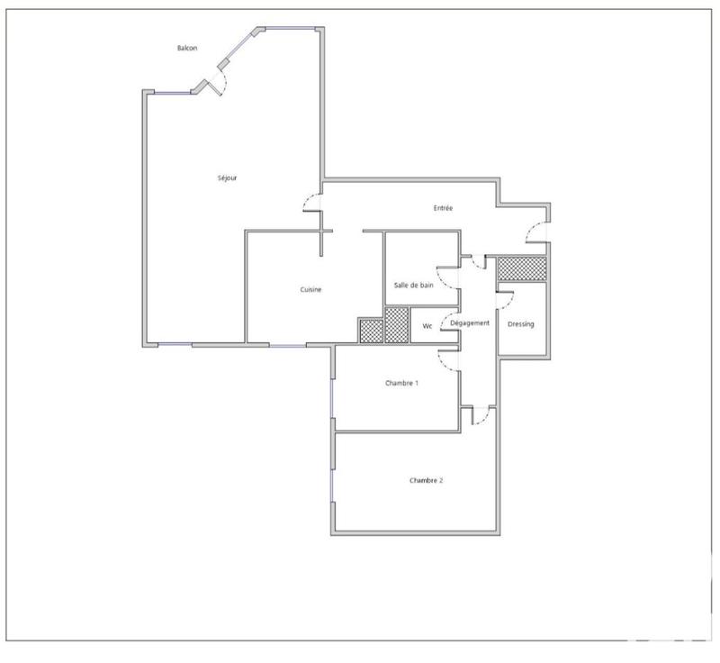 Appartement - 84 m² - 3 pièces