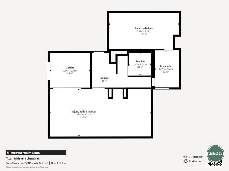 Maison traditionnelle - 91 m² - 4 pièces