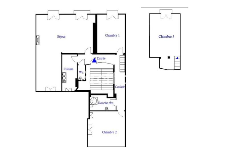 Appartement - 100 m² - 5 pièces