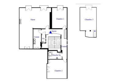 Appartement - 100 m² - 5 pièces