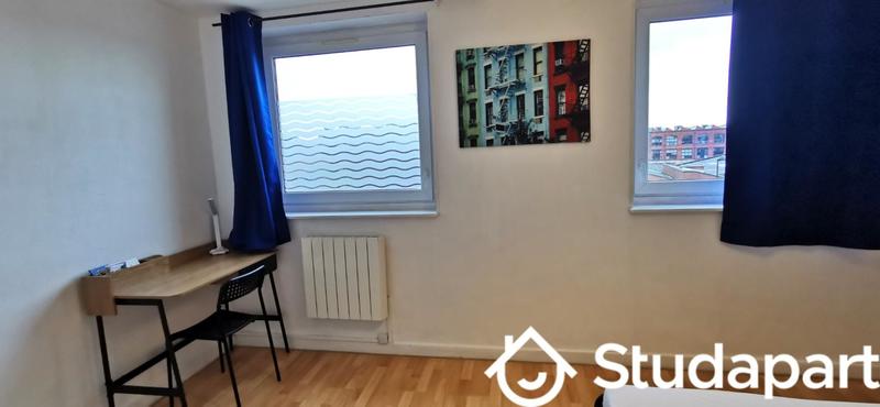 Chambre - 14 m² - 1 pièce