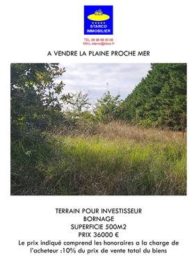 Terrain - 500 m²