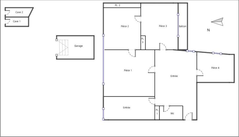 Appartement - 72 m² - 4 pièces