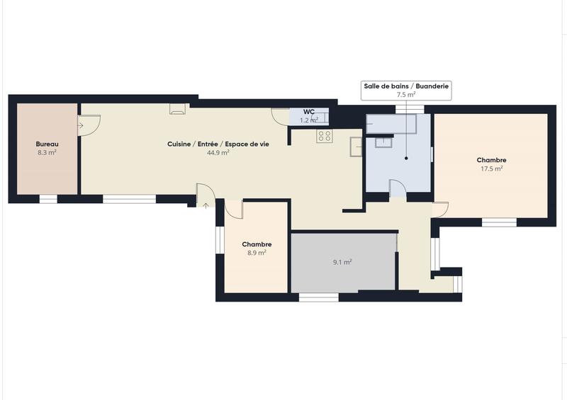 Maison - 105 m² - 5 pièces