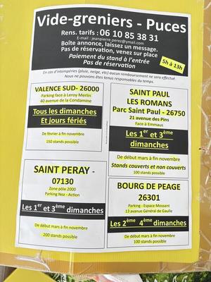 Vide greniers - puces