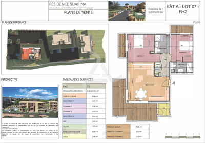 Appartement - 70 m² - 3 pièces