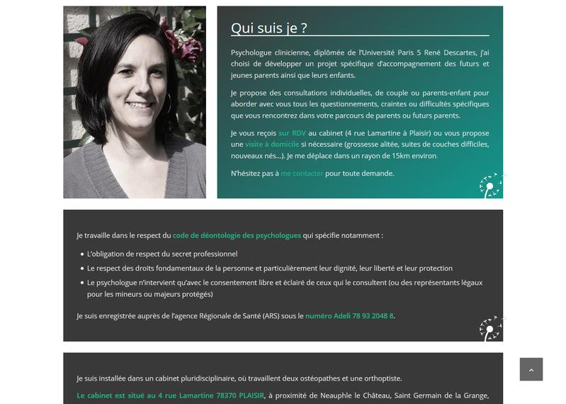 Amélie Merliot, psychologue en périnatalité