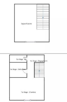 Appartement - 36 m² - 2 pièces