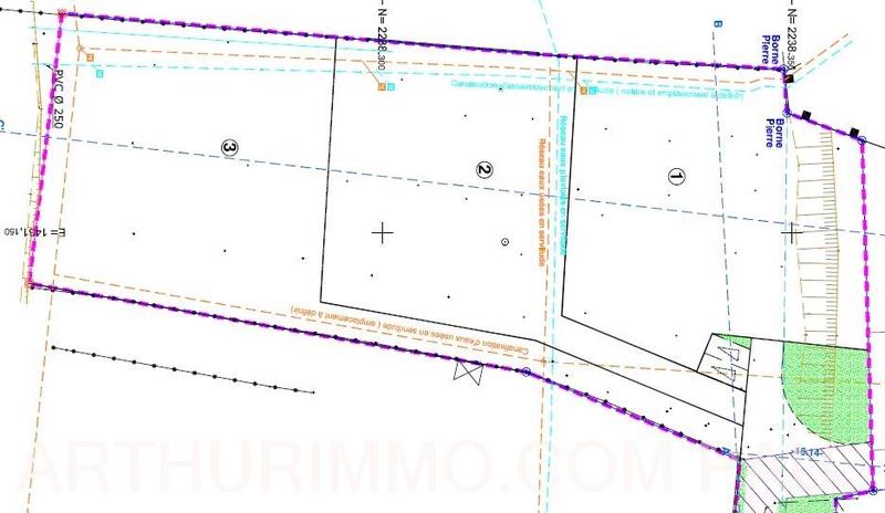 Terrain constructible - 1 164 m²