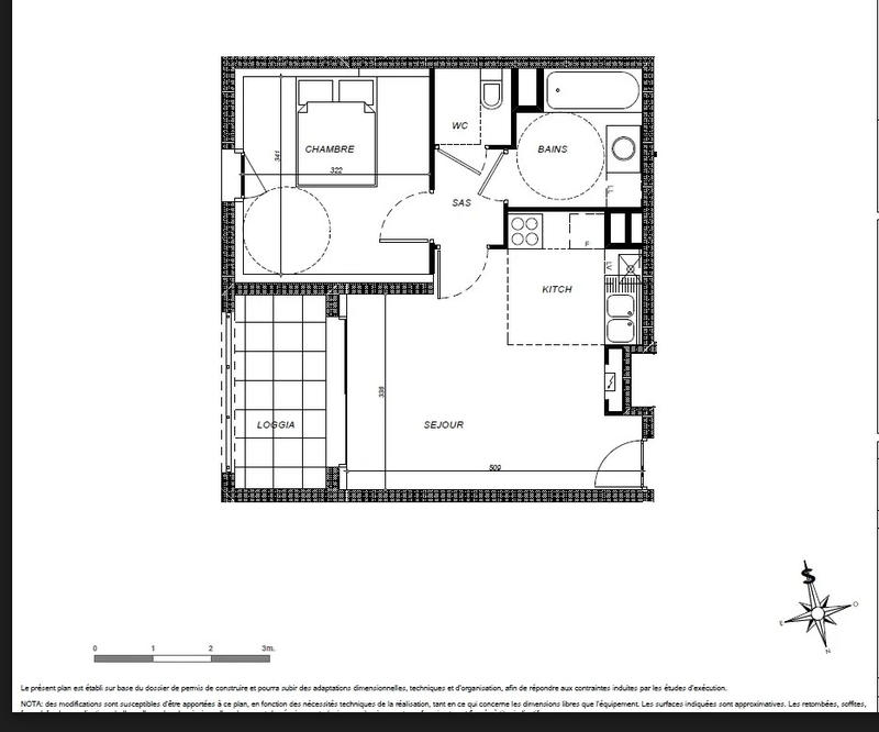 Appartement - 40 m² - 2 pièces