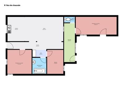 Maison traditionnelle - 87 m² - 4 pièces