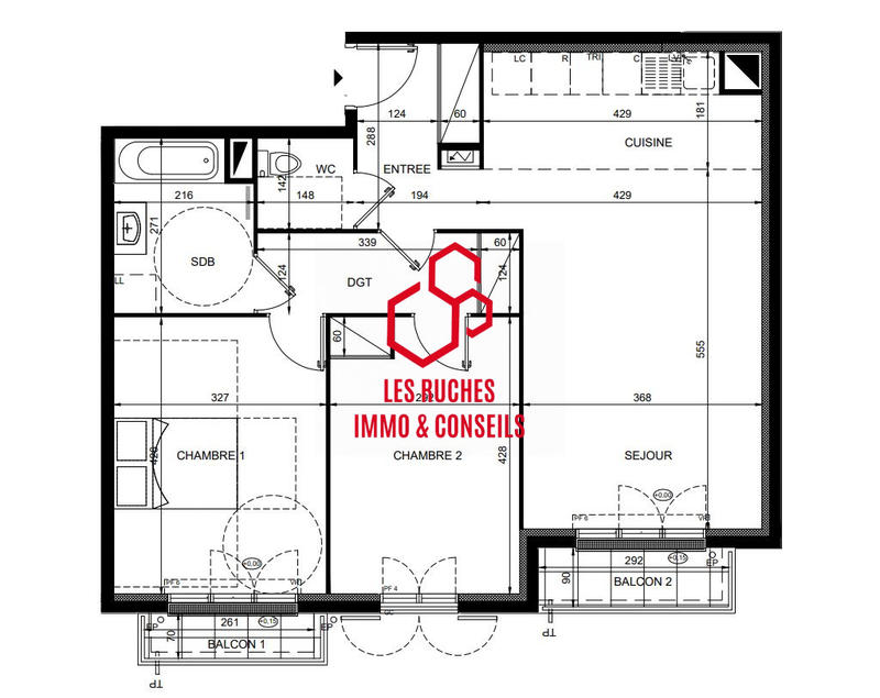 Appartement - 73 m² - 3 pièces