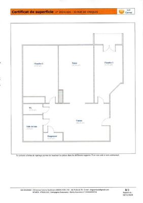 Appartement - 69 m² - 3 pièces