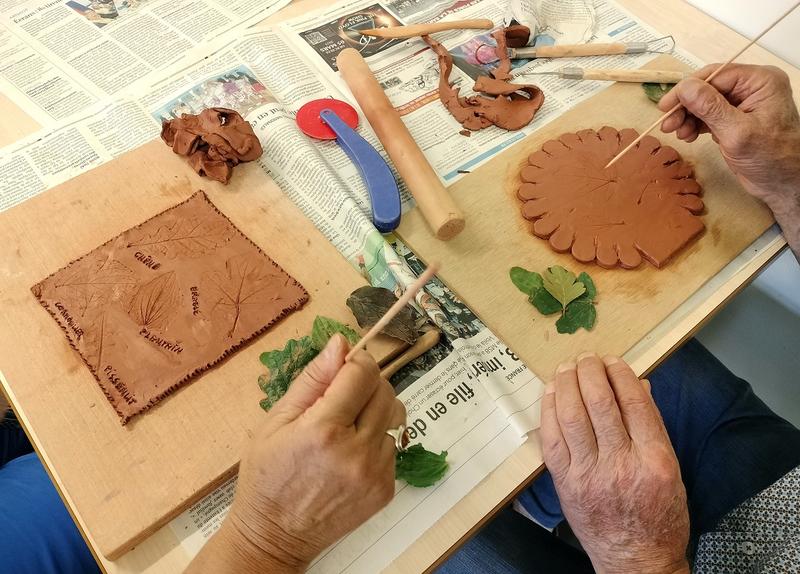 Atelier "de plumes et d'argile "