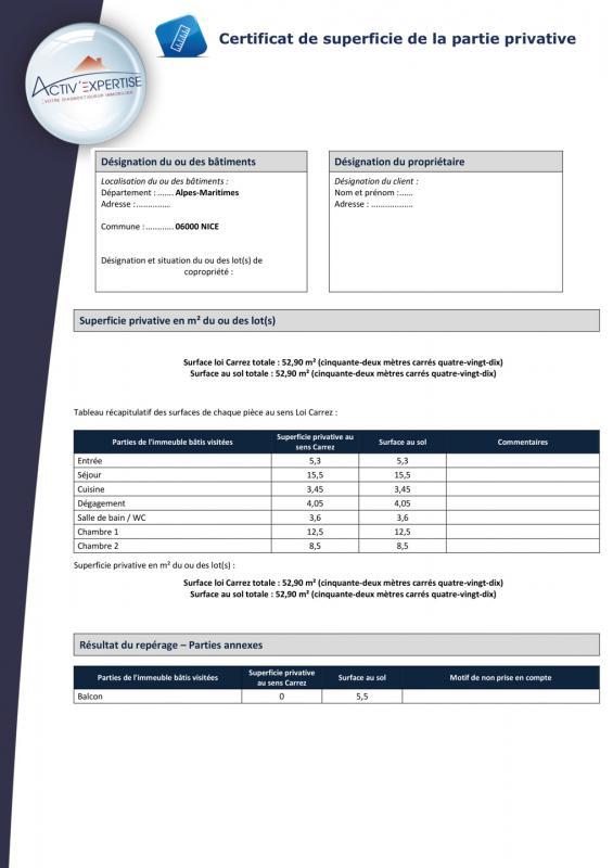 Appartement - 52 m² - 3 pièces
